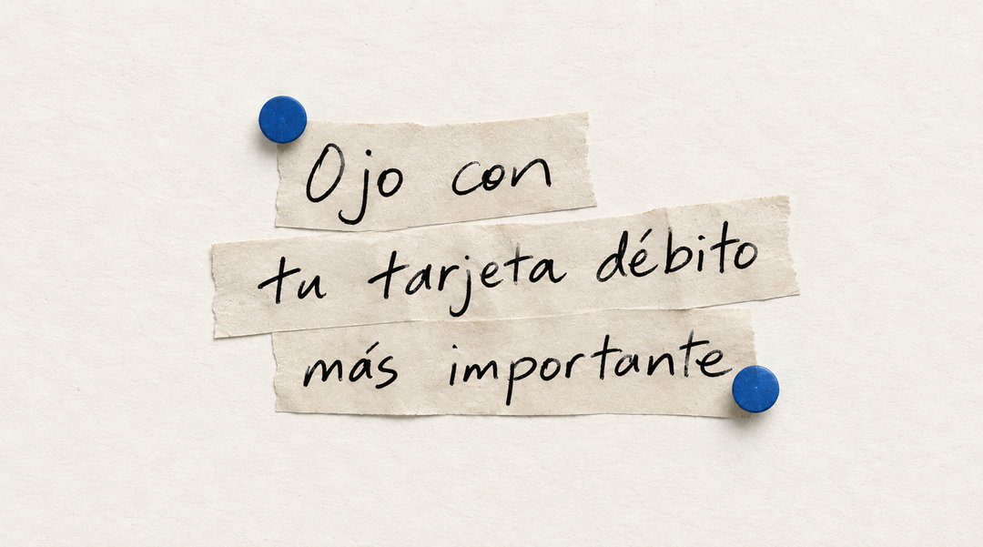 Ojo con tu tarjeta débito más importante