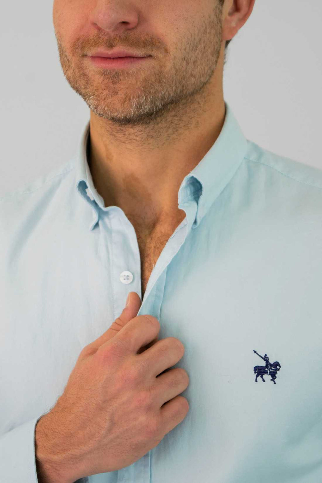 Camisa Cuadros Hombre Prescott Azul claro - Armatura CO