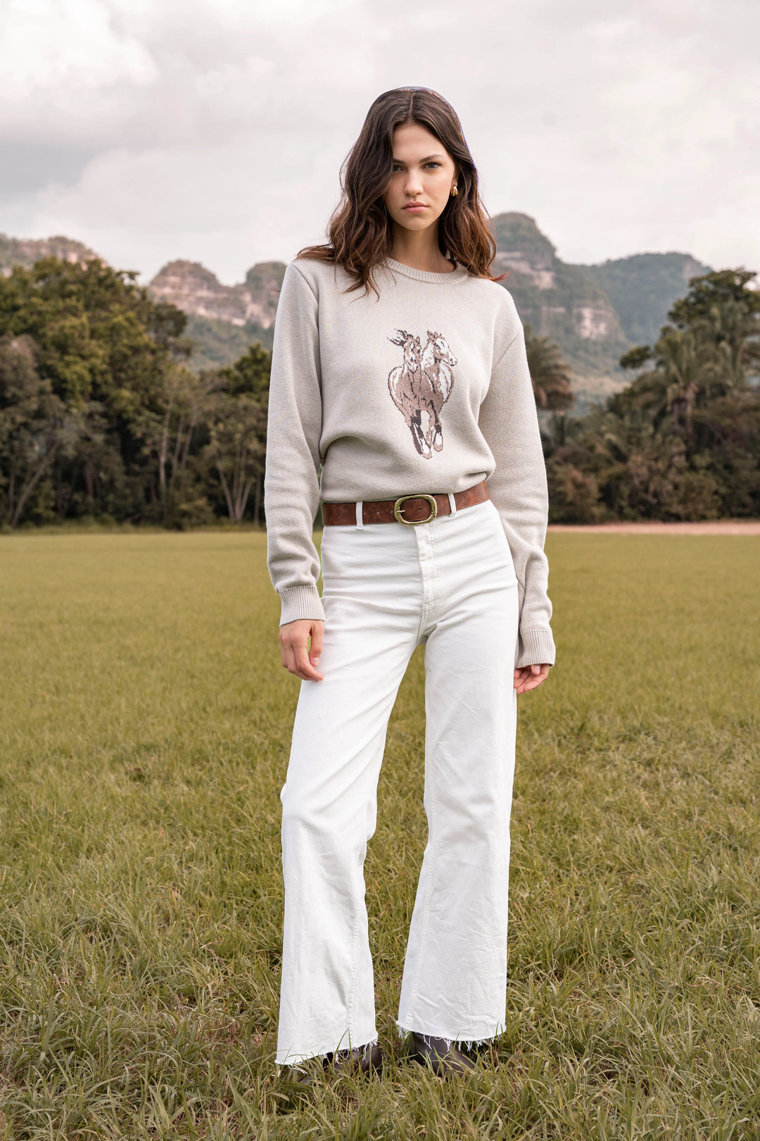 Suéter Ranch Mujer Arena