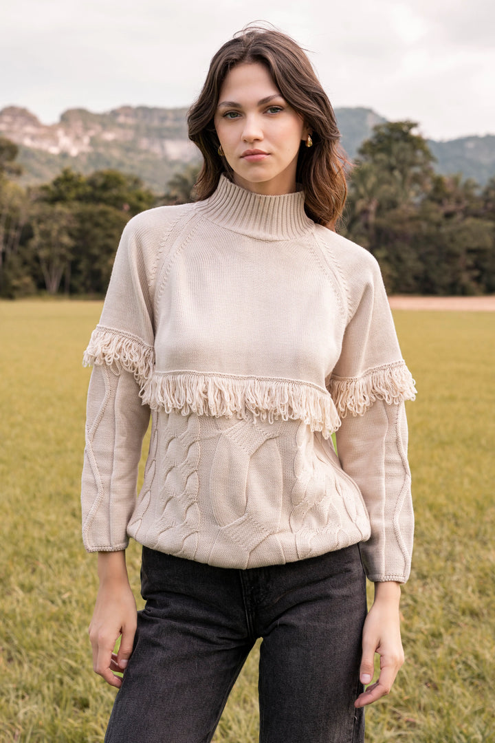 Suéter Wanderlust Mujer Arena