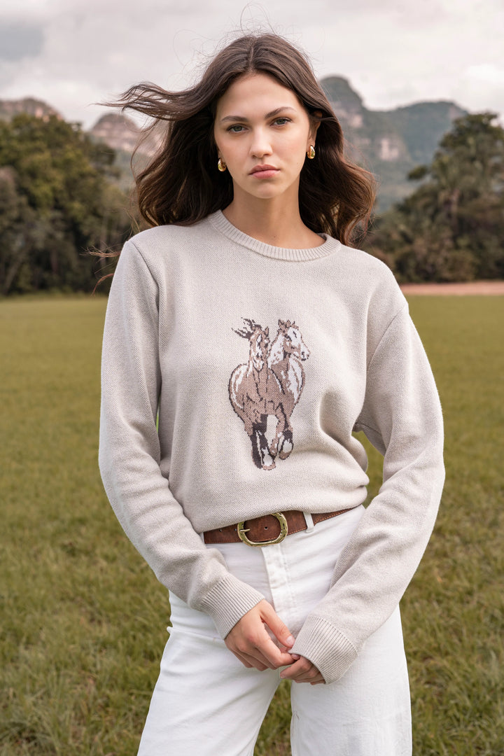 Suéter Ranch Mujer Arena