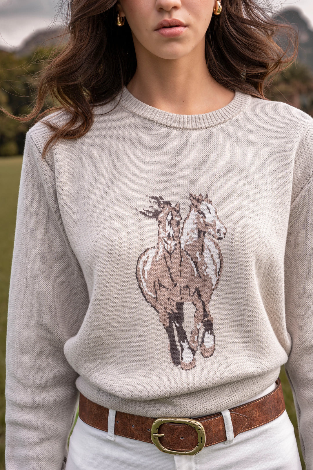 Suéter Ranch Mujer Arena