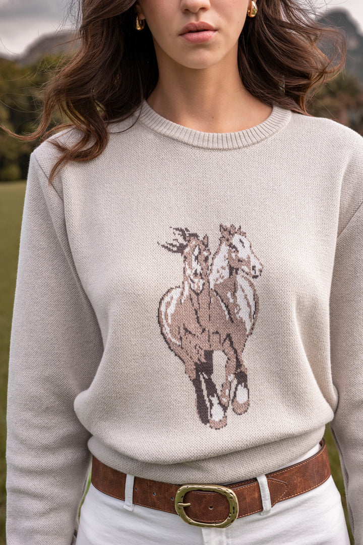 Suéter Ranch Mujer Arena