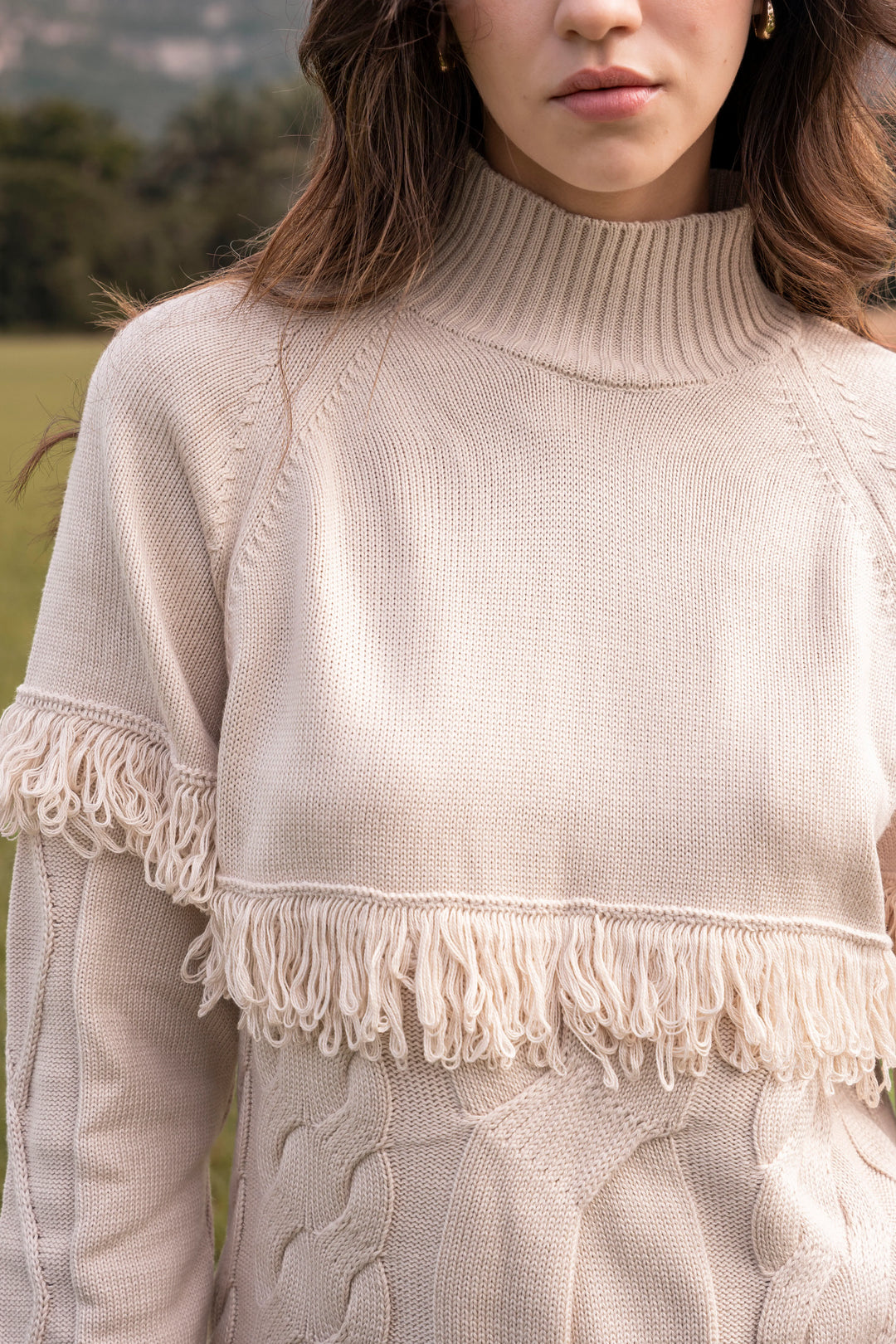 Suéter Wanderlust Mujer Arena