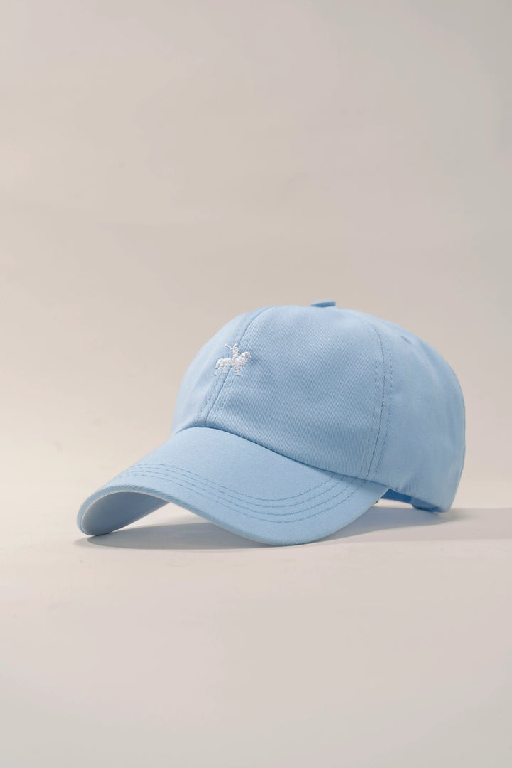 Gorra Basic Azul clara Bordado blanco