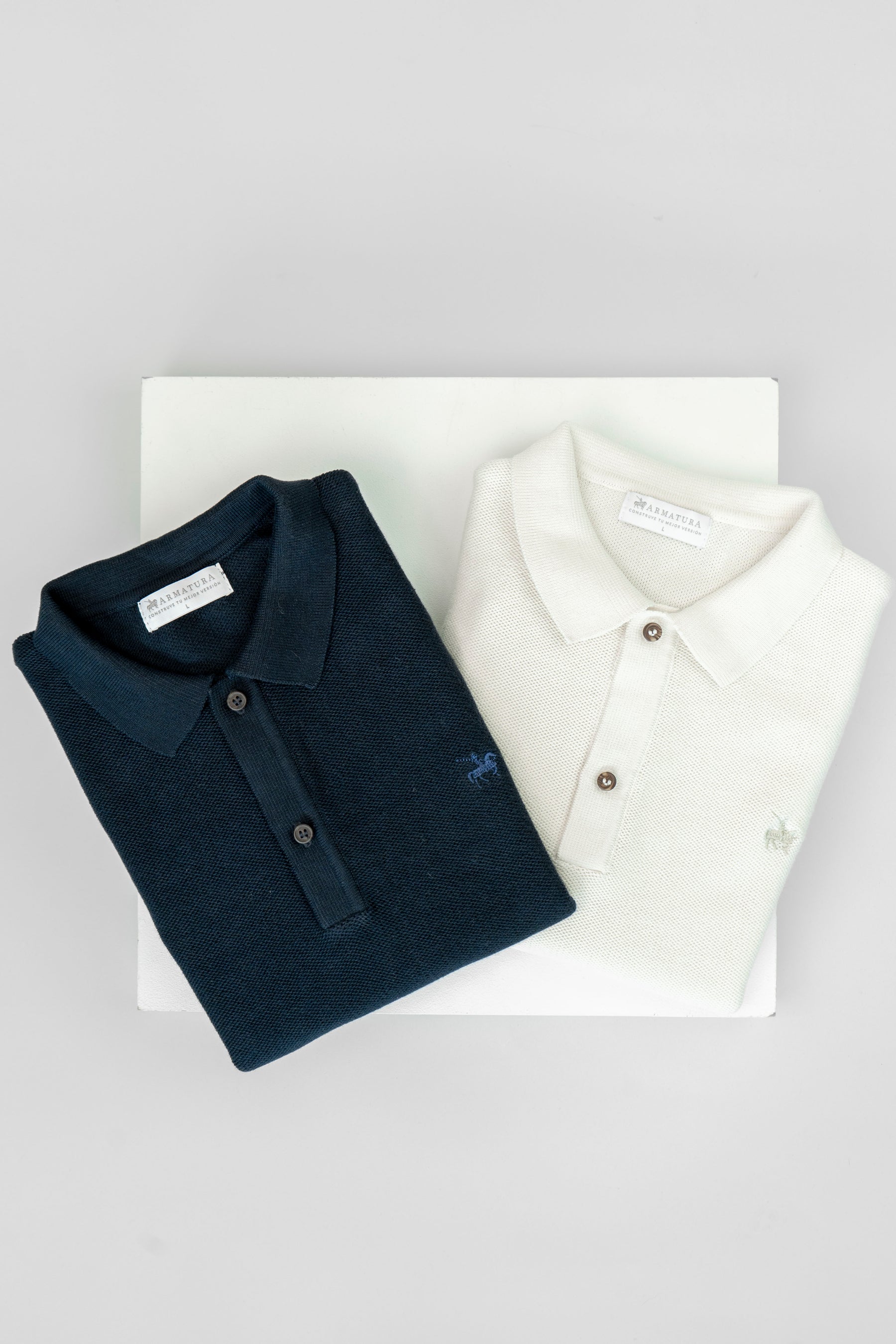 Pack de camisetas polo tejidas para hombre, camisetas ideales para el día a día
