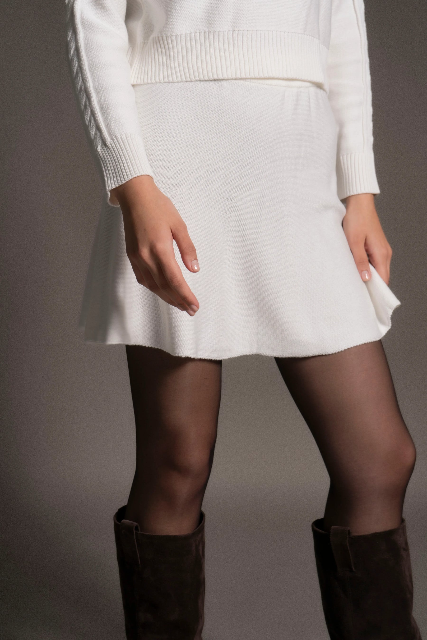 Falda New Orleans Mujer Hueso