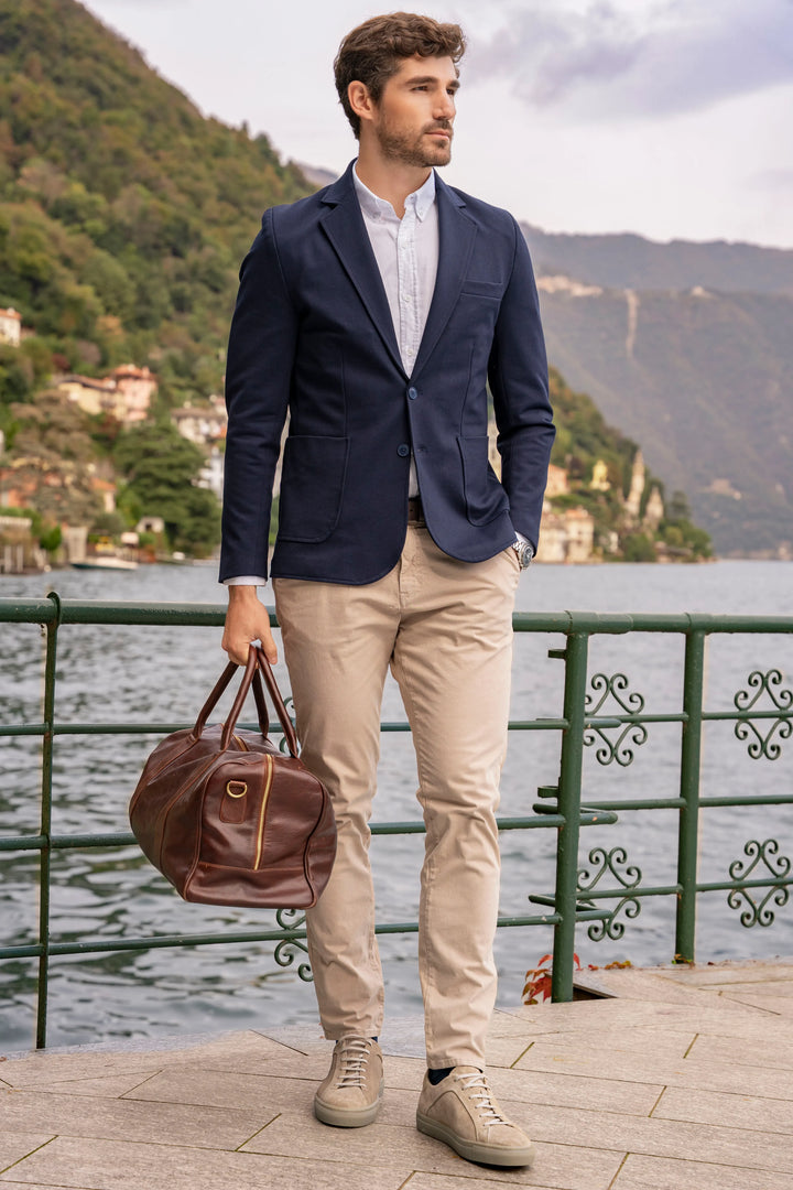 Blazer Comfort Hombre Azul Oscuro