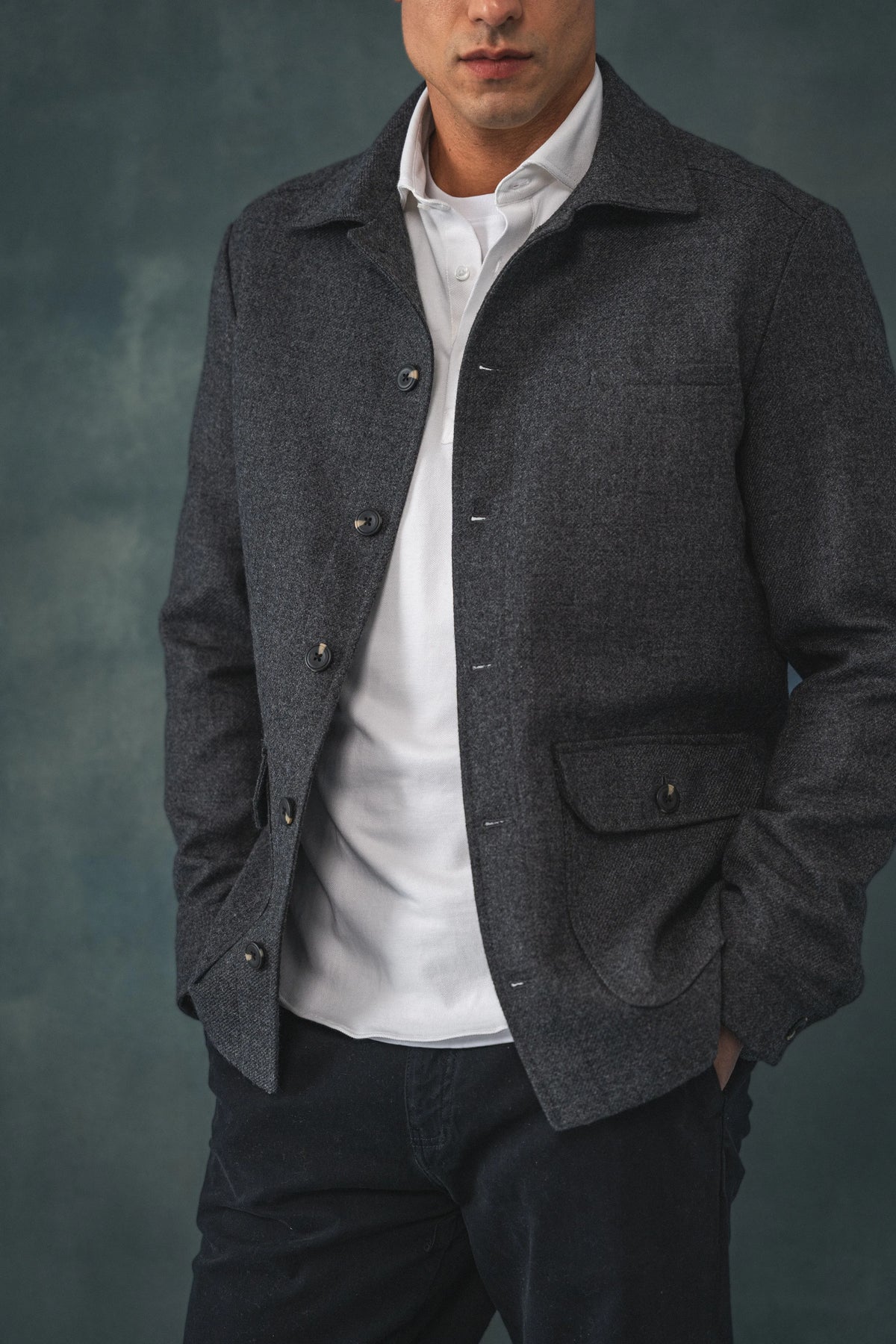 Blazer Range Hombre Gris Oscuro