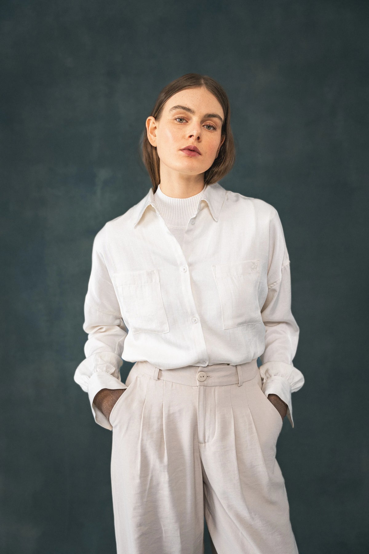 Camisa Geranio Mujer Marfil
