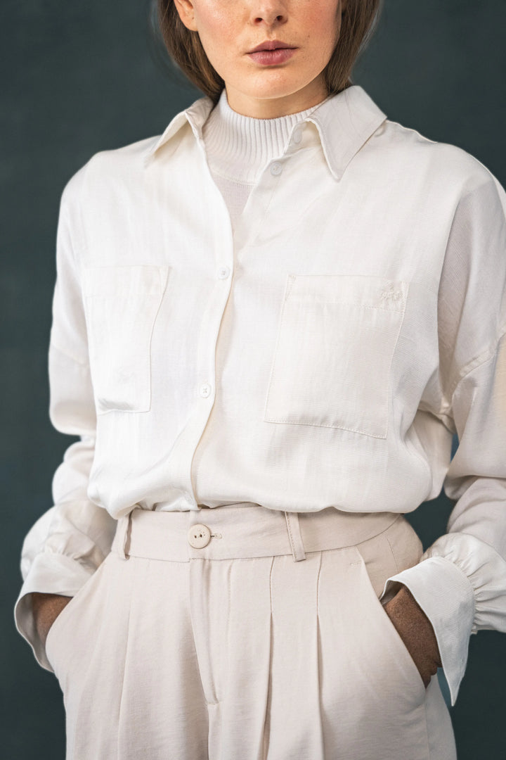 Camisa Geranio Mujer Marfil