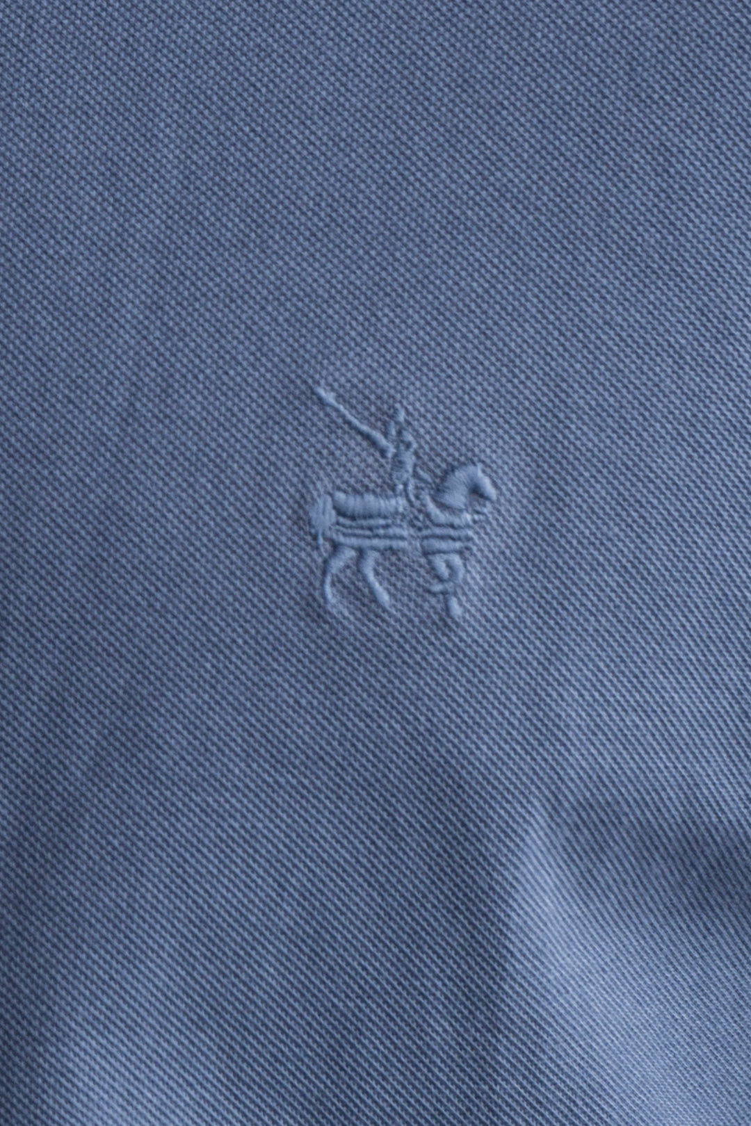 Camisa Micro Pique Hombre Azul Petroleo