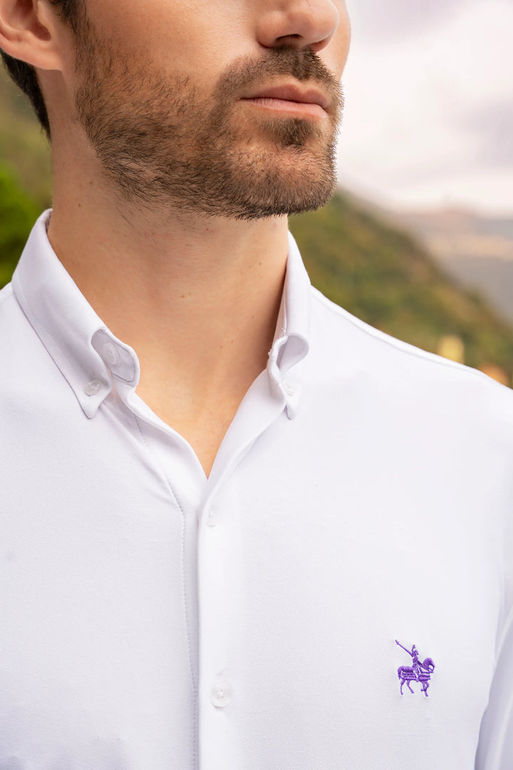 Camisa Performance Canclini Hombre Blanco