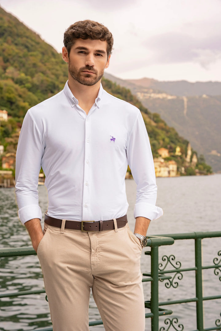 Camisa Performance Canclini Hombre Blanco