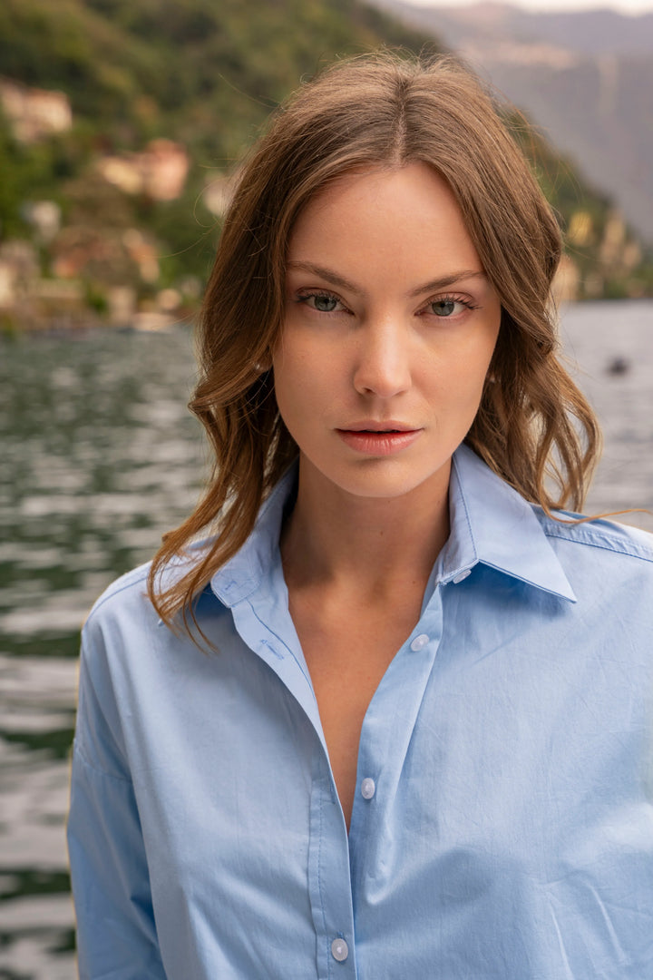 Camisa Verona Mujer Azul Clara