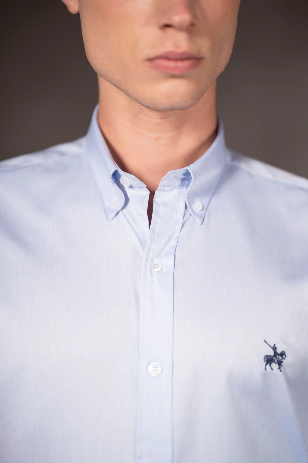 Camisa Vincenzo Hombre Azul Claro