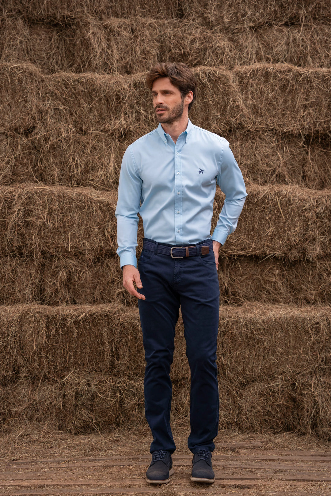 Camisa No Iron Hombre Agua