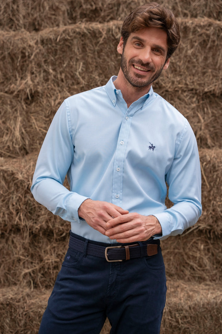 Camisa No Iron Hombre Agua