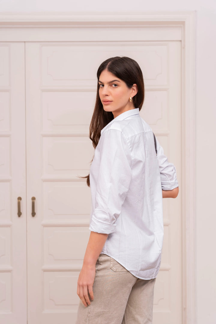 Camisa Oxford Mujer Blanca