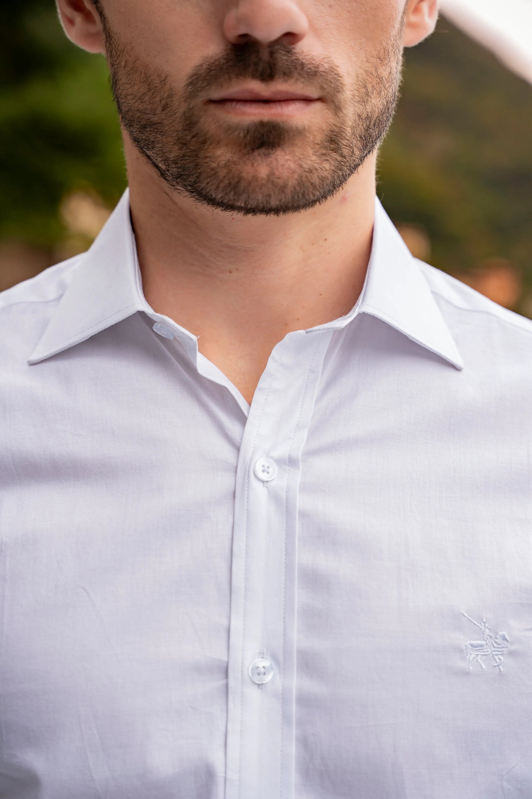 Camisa Business Stretch Hombre Blanco