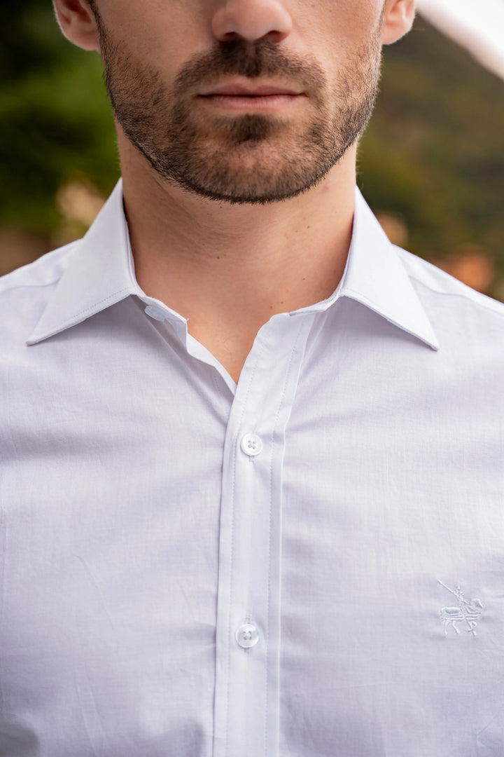 Camisa Business Stretch Hombre Blanco