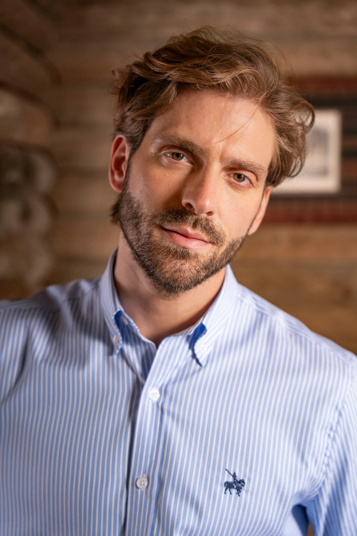 Camisa Lyon No Iron Hombre