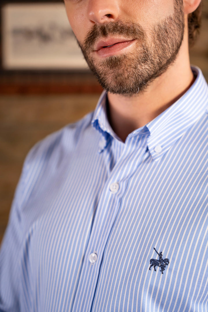 Camisa Lyon No Iron Hombre