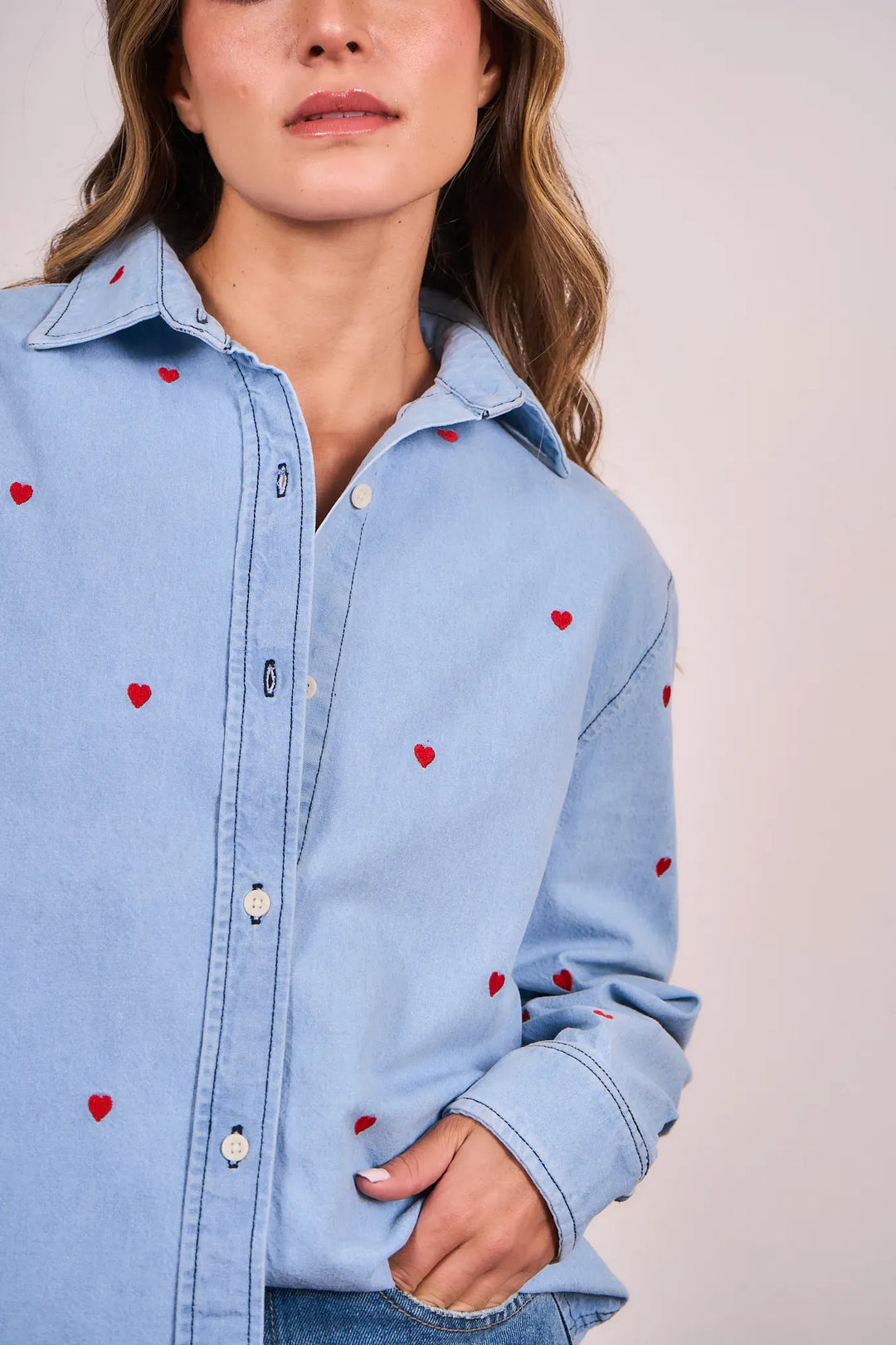 Camisa Corazones Bogota