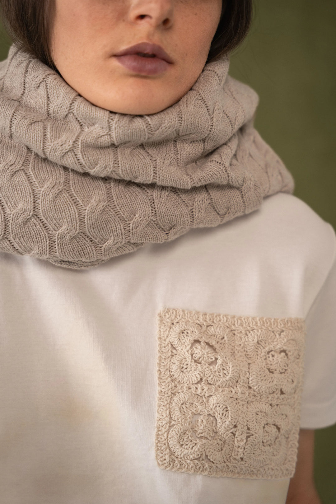 Camiseta Embroidery Mujer Blanca
