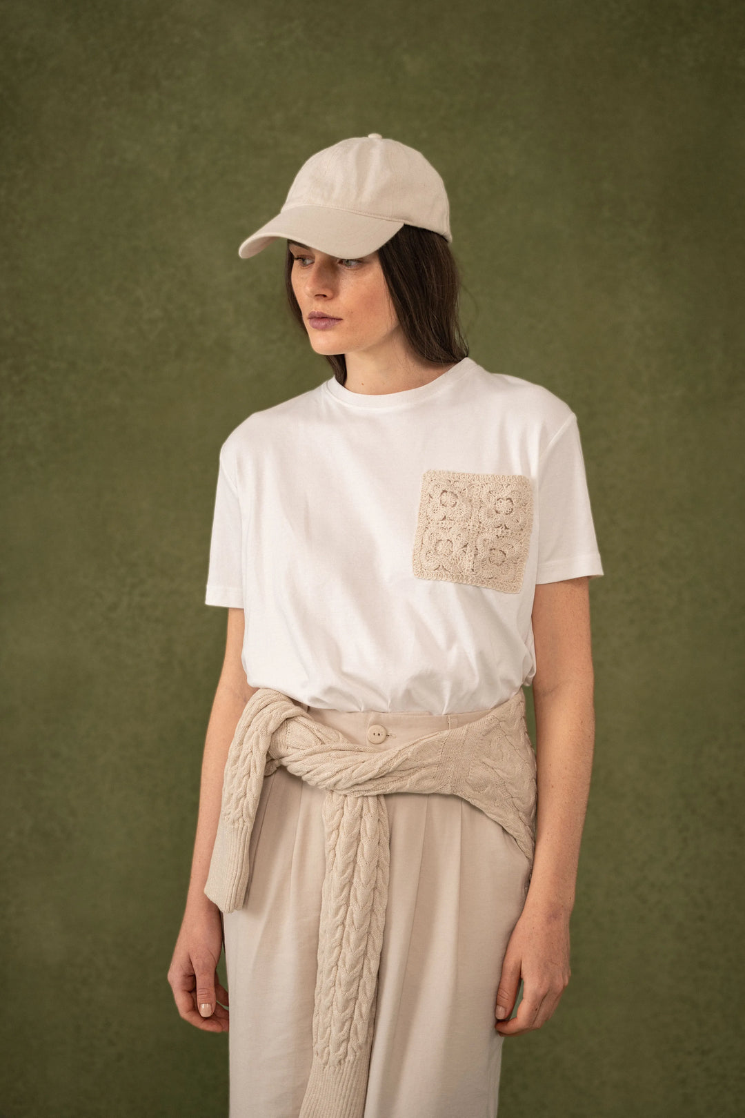 Camiseta Embroidery Mujer Blanca