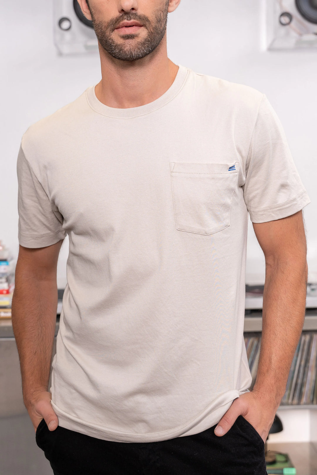 Camiseta Premium Hombre Arena