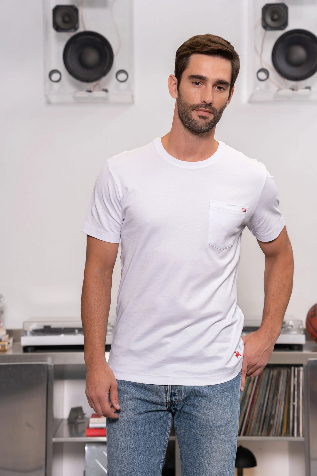 Camiseta Premium Hombre Blanco