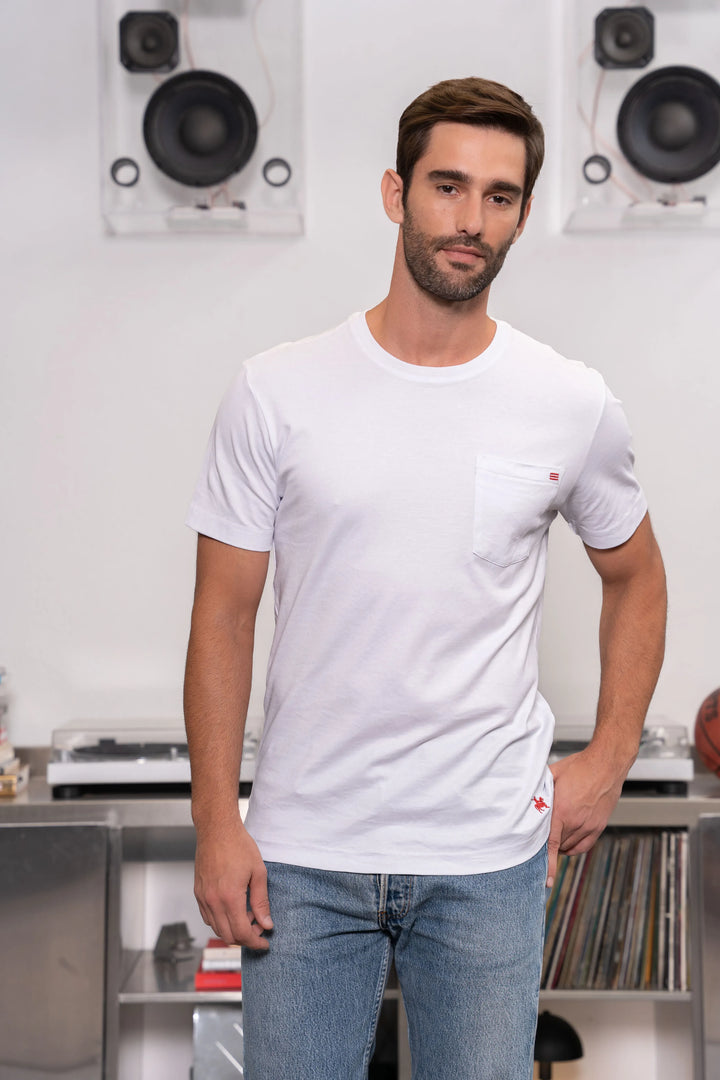 Camiseta Premium Hombre Blanco