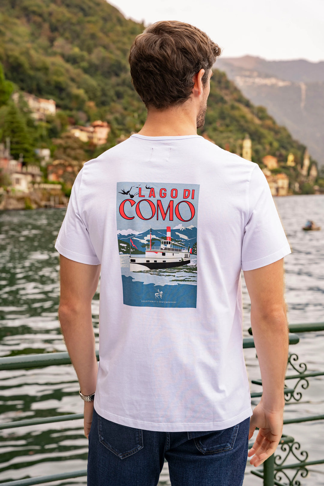 Camiseta Lago di Como Hombre