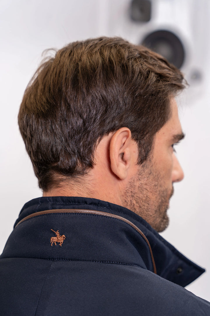 Chaqueta Britanica Hombre Azul Oscuro