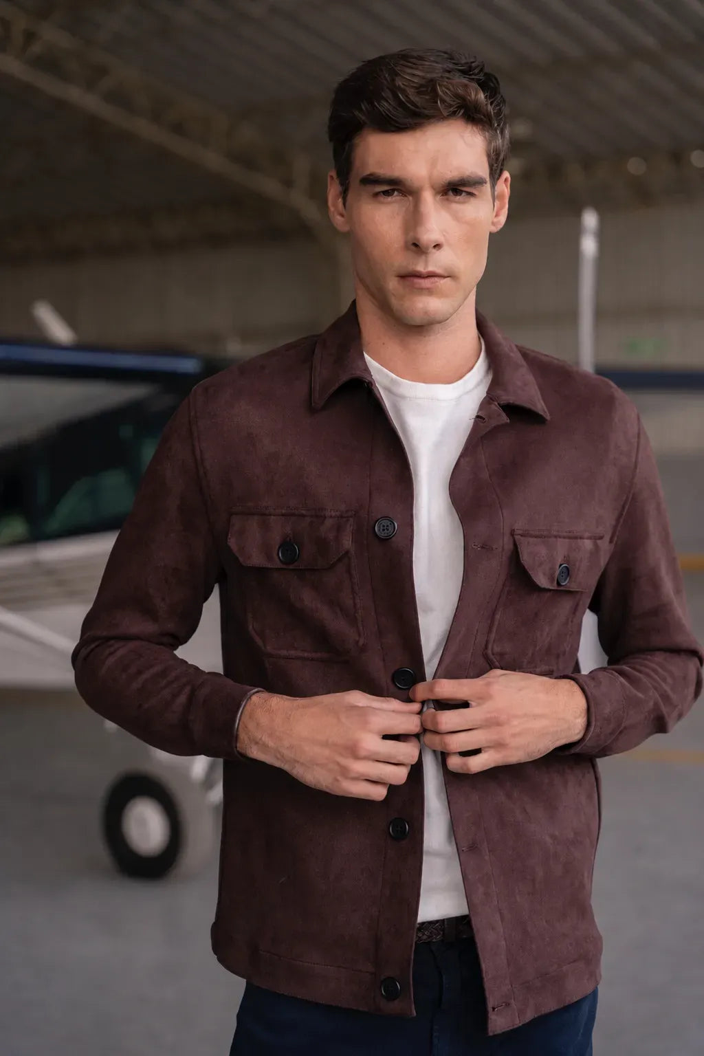 Chaqueta Casablanca Hombre Tabaco