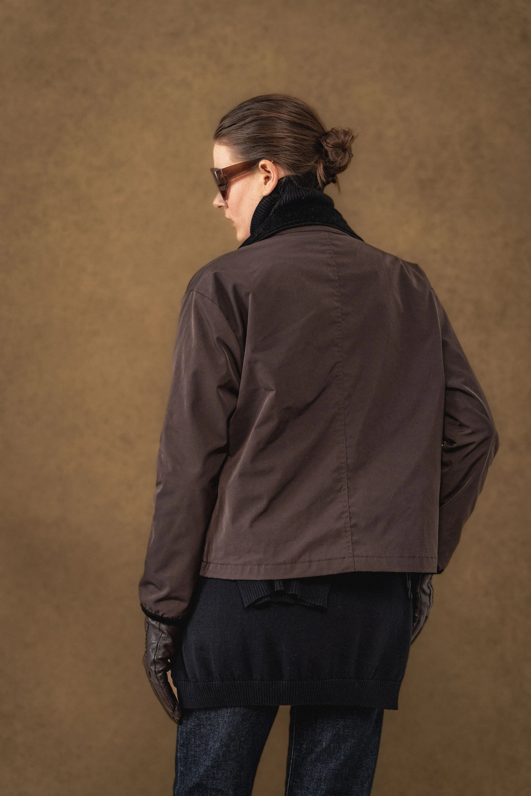 Chaqueta Parka Mujer Cafe