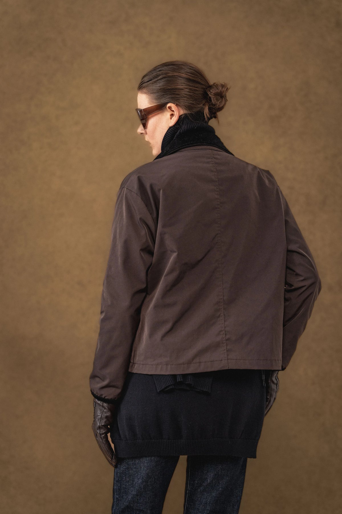 Chaqueta Parka Mujer Cafe