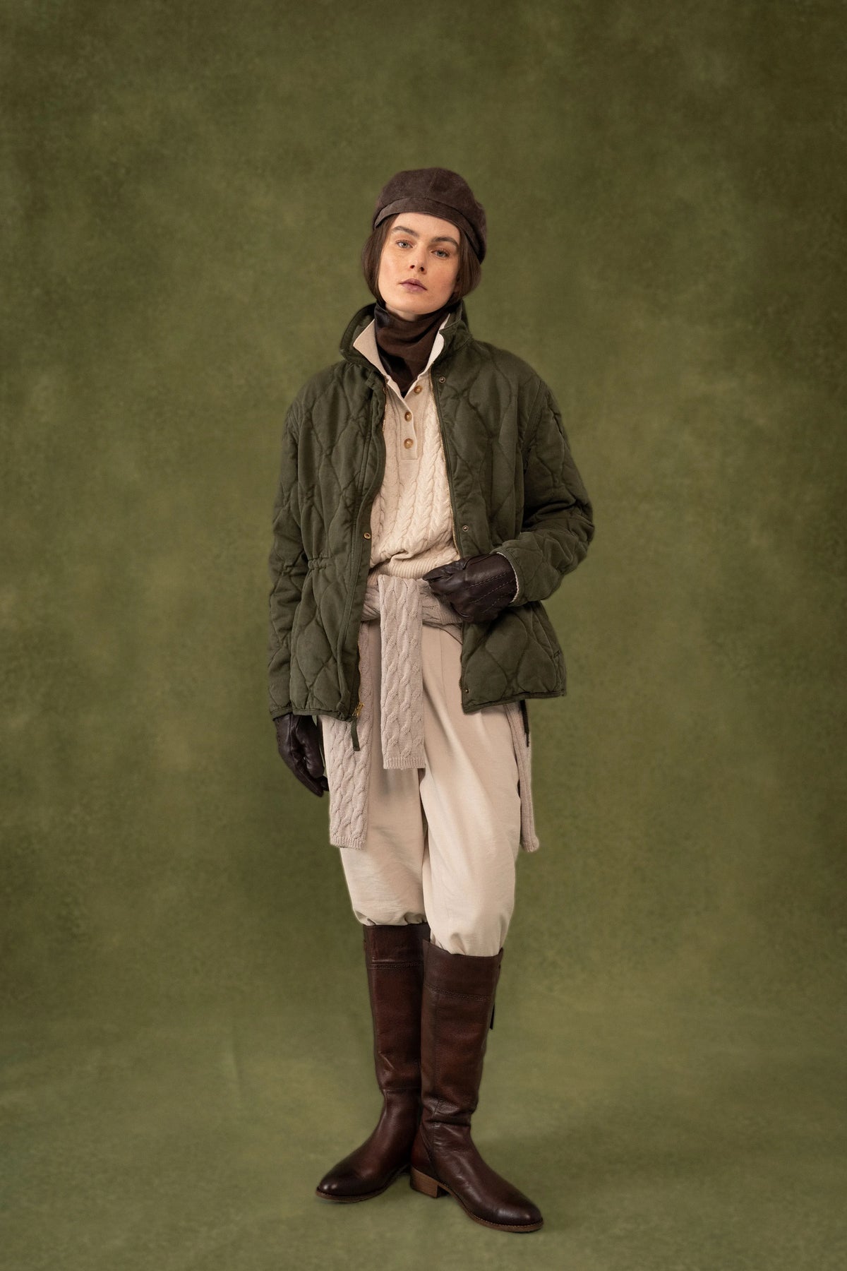 Chaqueta Aurora Verde Militar