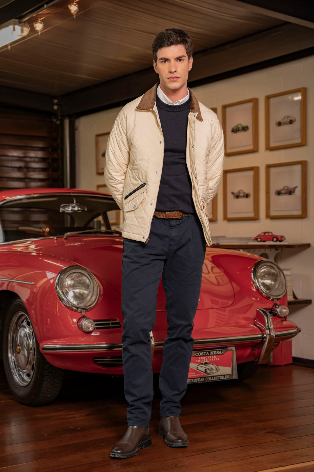 Chaqueta Balmoral Hombre Beige