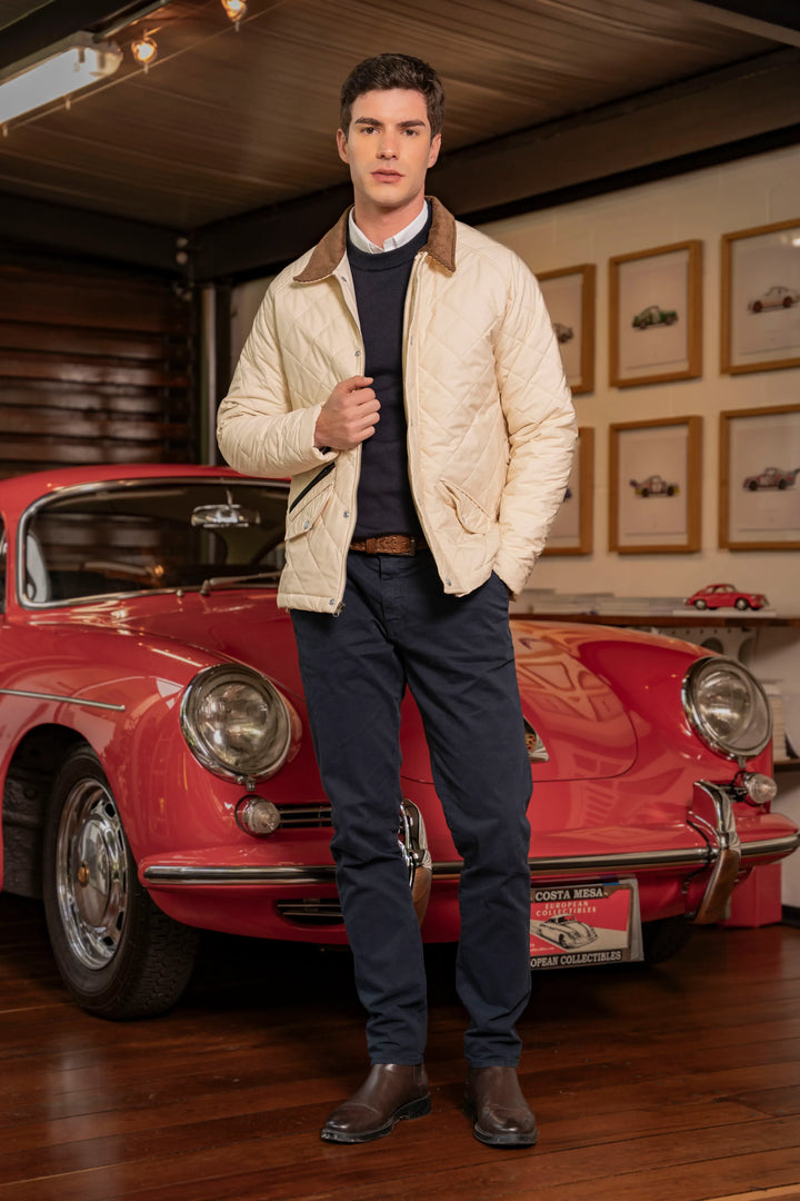 Chaqueta Balmoral Hombre Beige