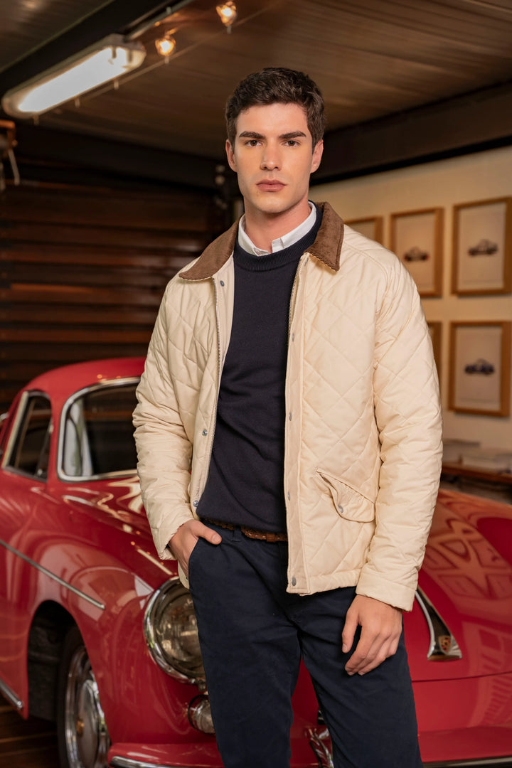 Chaqueta Balmoral Hombre Beige