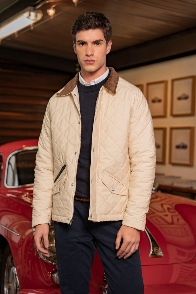 Chaqueta para hombre beige Chaqueta Hombre Balmoral Armatura