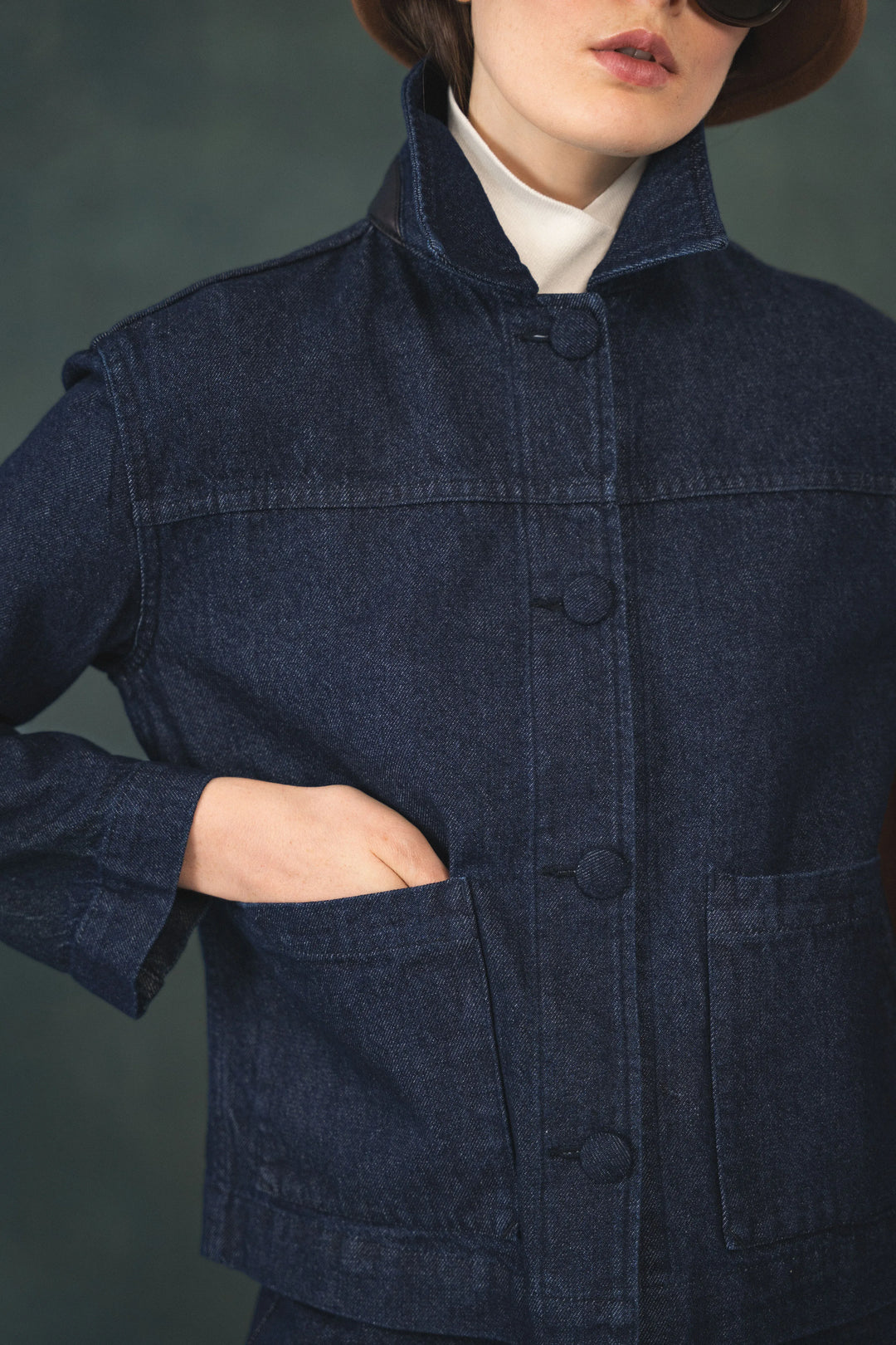 Chaqueta Alondra Azul Medio