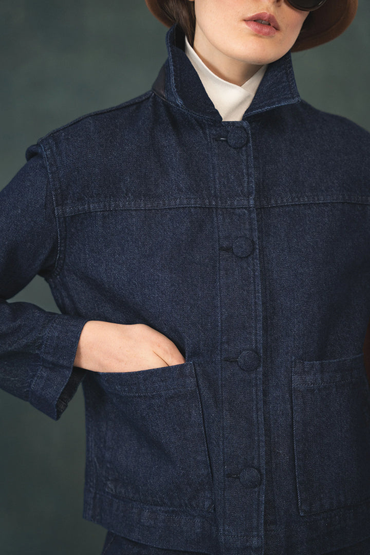 Chaqueta Alondra Azul Medio