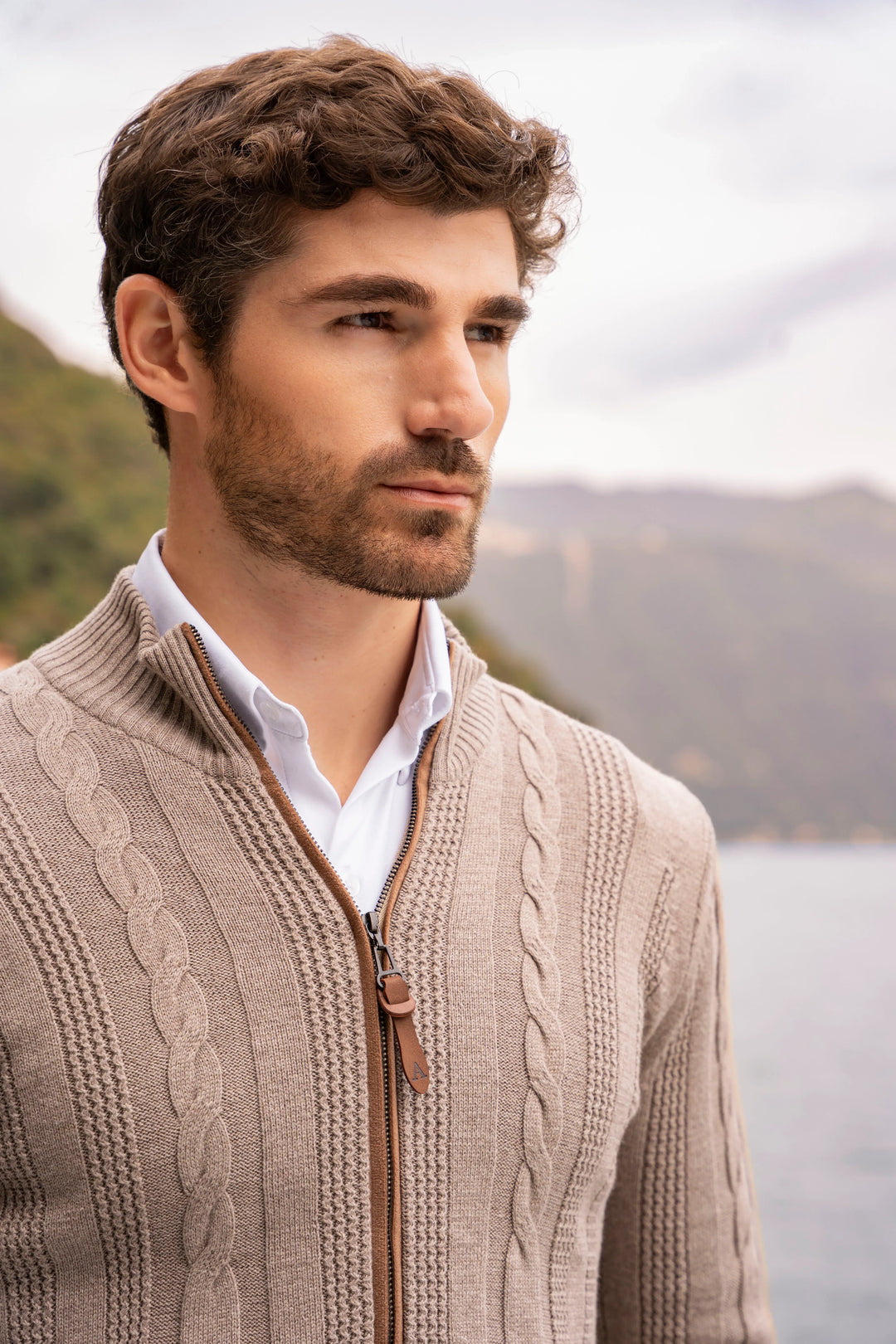 Chaqueta Porlezza Hombre Habano