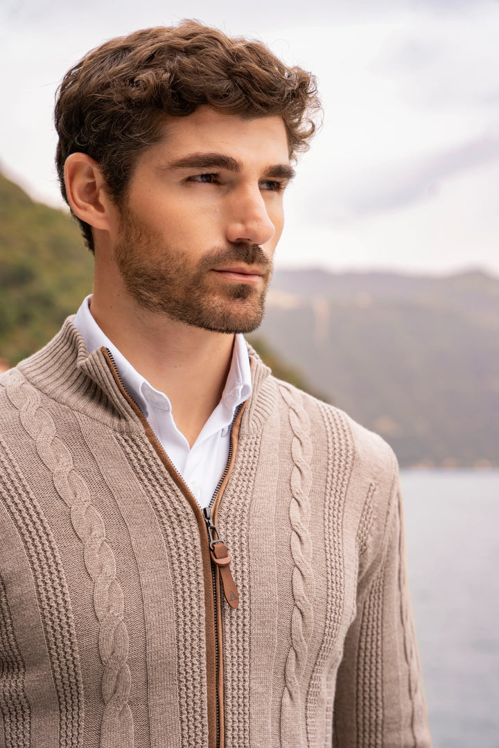 Chaqueta Porlezza Hombre Habano