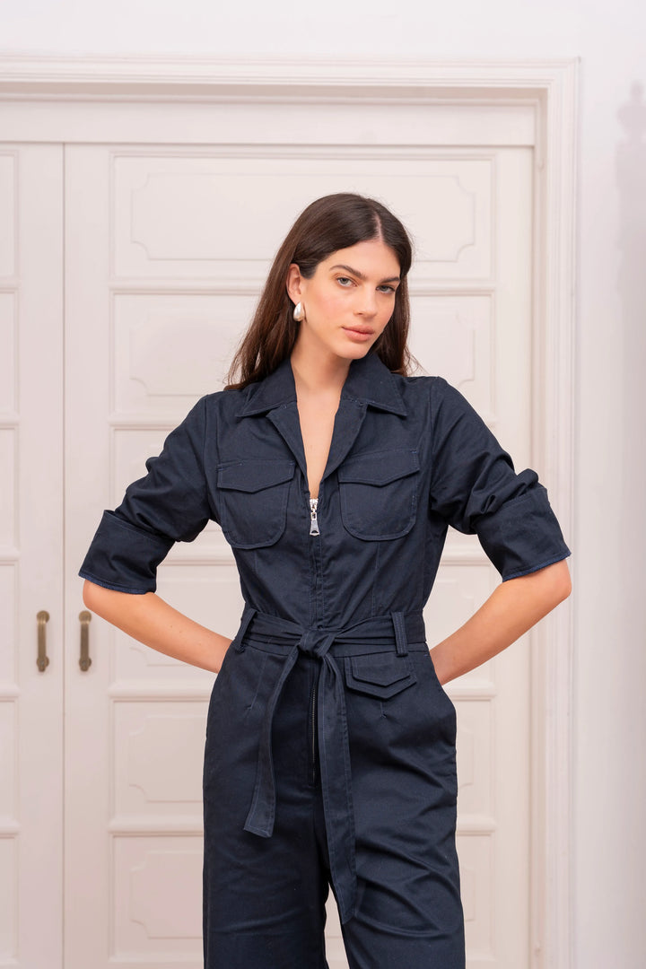 Jumpsuit Mujer Azul Oscuro