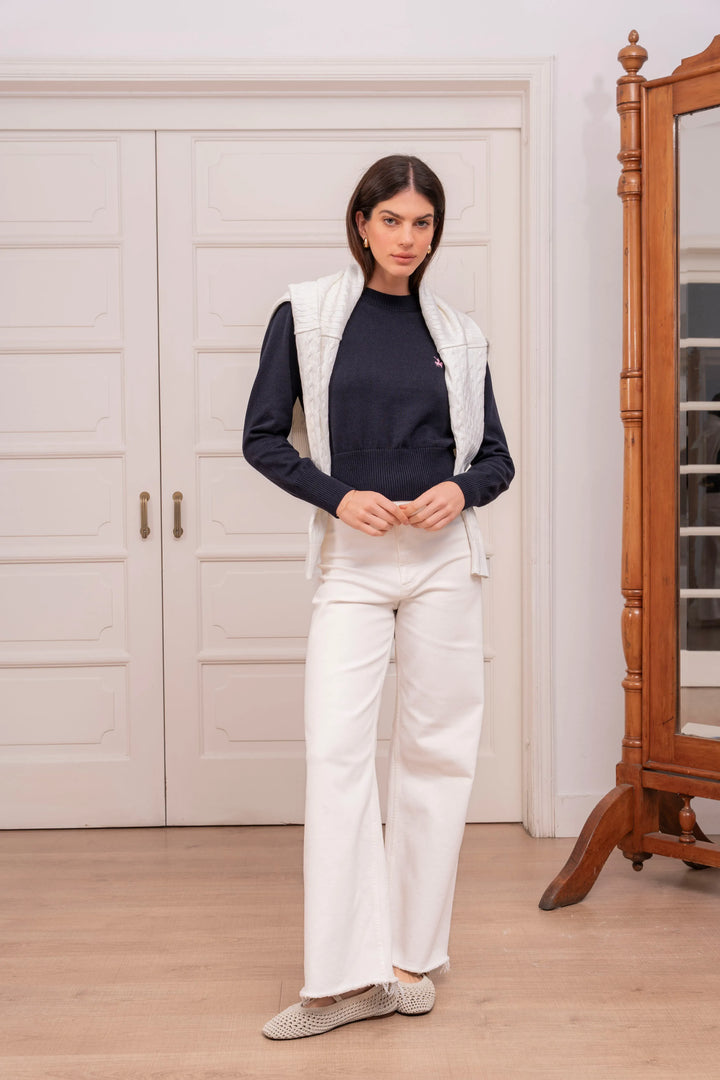 Suéter Rochester Mujer Azul Oscuro