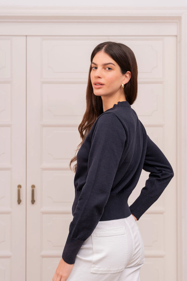 Suéter Rochester Mujer Azul Oscuro